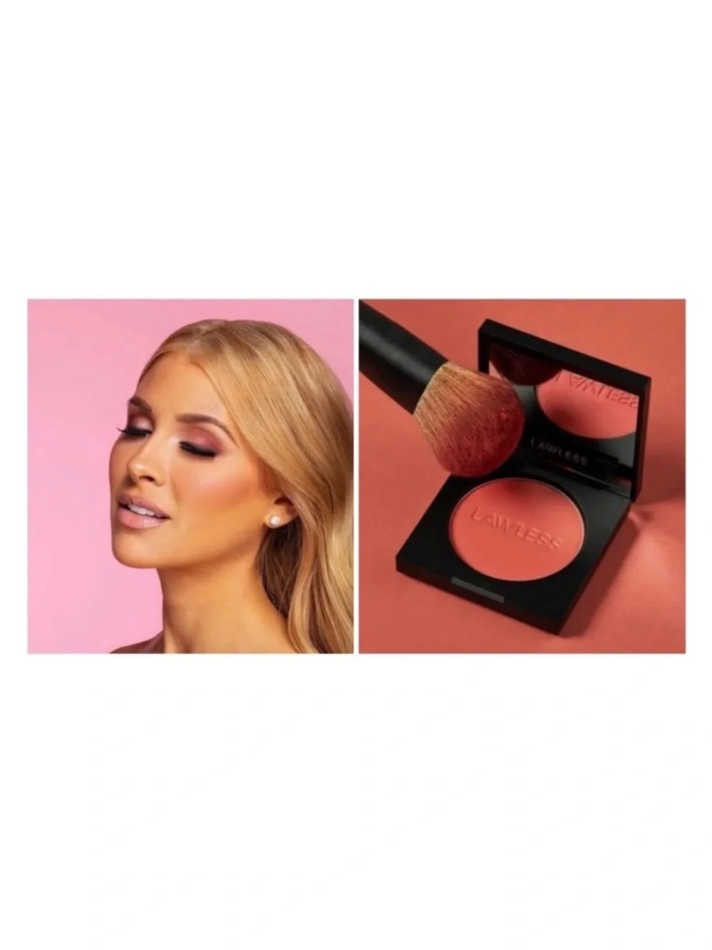 LAWLESS Make Me Blush Talc-Free Velvet Blush Soft Nectar BNIB